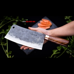 Dao chặt xương sắc bén - Thép nhíp ô tô - Cán cẩm khâu đồng - N10DD