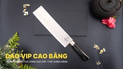 Dao tông chặt gà thép trắng - G07KM DAO VIP CAO BẰNG