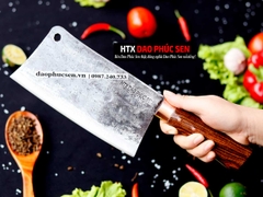 Dao chặt gà sắc bén -Thép nhíp ô tô - Cán cẩm khâu đồng - N09DD
