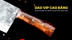 Dao chặt xương sắc bén - Thép nhíp ô tô - Cán ốp cẩm - G06OCD DAO VIP CAO BẰNG