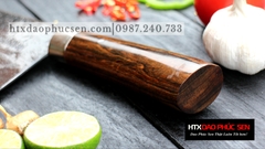 Dao thái phở bản 10 - Thép nhíp ô tô - Cán cẩm khâu inox - GTPC