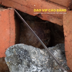 Dao xây thép trắng rèn thủ công bền đẹp đầm tay DXKR