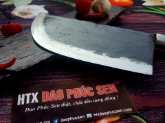 Dao tầu chặt xương - Thép nhíp ô tô - Cán cẩm khâu inox - DCX01