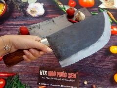 Dao tầu chặt xương - Thép nhíp ô tô - Cán cẩm khâu inox - DCX01