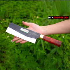 Dao thái thép nhíp xe cán gỗ hương CT10NH  / HTX DAO PHÚC SEN