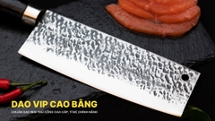 Dao thái 22 thép nhíp dập hoa văn - G03TM | DAO VIP CAO BẰNG