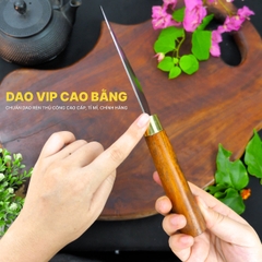 Dao lọc thép trắng cao cấp cán gỗ - G13TK DAO VIP CAO BẰNG
