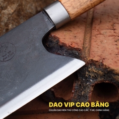 Dao xây thép nhíp rèn thủ công bền đẹp đầm tay DXN