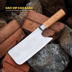 Dao xây thép trắng rèn thủ công bền đẹp đầm tay DXKR
