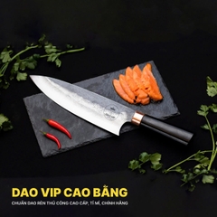 Dao chặt, thái, lọc sắc bén - thép nhíp ô tô - DCL02DD DAO VIP CAO BẰNG