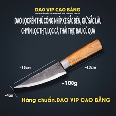 Dao lọc thịt cá nhíp xe sắc bén - DNX DAO VIP CAO BẰNG