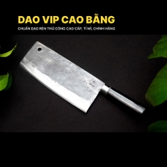 Dao chặt xương sắc bén - Thép nhíp ô tô - Cán mun khâu inox - G06M DAO VIP CAO BẰNG