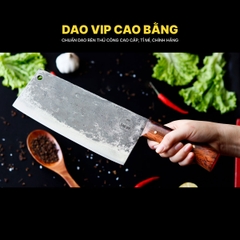 Dao chặt xương sắc bén - Thép nhíp ô tô - Cán ốp cẩm - G06OCD DAO VIP CAO BẰNG