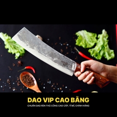 DAO TÔNG CHẶT GÀ MỚI cán ốp gỗ G07COCD DAO VIP CAO BẰNG