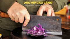 Dao chặt gà sắc bén -Thép nhíp ô tô - Cán cẩm khâu đồng - N09D DAO VIP CAO BẰNG