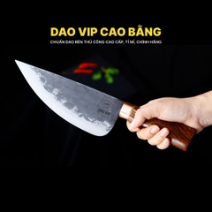 Dao bầu lọc thịt 22 thép nhíp xe cán gỗ tự nhiên G10DD | DAO VIP CAO BẰNG