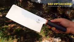 Dao chặt gà thép trắng cao cấp CG10 vệ sinh, an toàn - Hàng chuẩn của DAO VIP CAO BẰNG