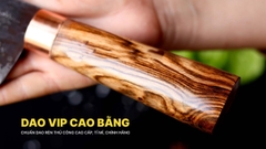 DAO BẦU LỌC 20 thép nhíp xe cán gỗ cẩm  G09DD DAO VIP CAO BẰNG