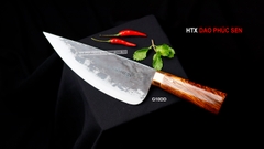 Dao bầu lọc thịt 22 thép nhíp xe cán gỗ tự nhiên G10DD | DAO VIP - HTX DAO PHÚC SEN