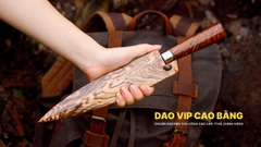 Da0 Phile vỏ gỗ N14VG thép nhíp xe Dao Vip Cao Bằng