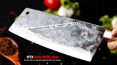 Dao chặt gà sắc bén - Thép nhíp ô tô - Cán cẩm khâu đồng - G05DD