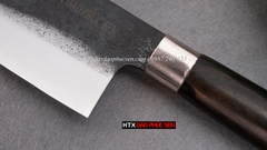 Dao thái thịt thép nhíp xe cán gỗ mun CT10NM  / HTX DAO PHÚC SEN