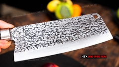 Dao thái lọc sắc bén - Thép nhíp ô tô - Cán mun khâu inox N09ATM sắc bén, bền bỉ, giữ sắc lâu