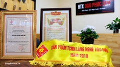 DAO BẦU LỌC 16 thép nhíp xe cán gỗ cẩm / HTX DAO PHÚC SEN