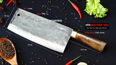 Dao chặt xương sắc bén - Thép nhíp ô tô - Cán cẩm khâu đồng - G06D