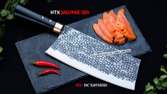 Dao chặt xương sắc bén - thép nhíp ô tô - cán mun khâu đồng - DCX05MDD