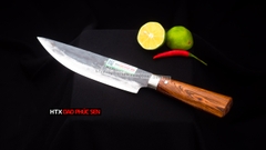 Dao phile sắc bén - Thép nhíp ô tô - Cán gỗ tự nhiên khâu inox - N05 | DAO VIP - HTX DAO PHÚC SEN