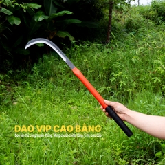 Liềm phát cỏ sắc bén - Thép nhíp ô tô C07 chất lượng, hàng chuẩn CỦA DAO VIP CAO BẰNG