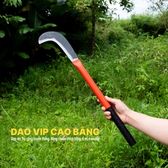 Liềm phát cỏ sắc bén - Thép nhíp ô tô C08 chất lượng, hàng chuẩn CỦA DAO VIP CAO BẰNG
