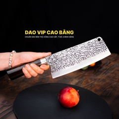 Dao thái lọc sắc bén - Thép nhíp ô tô - Cán gỗ khâu inox N09ATM sắc bén, bền bỉ, giữ sắc lâu DAO VIP CAO BẰNG