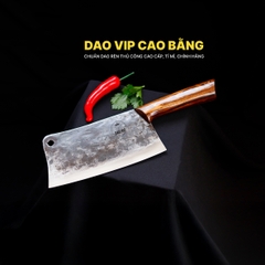 Dao chặt gà sắc bén -Thép nhíp ô tô - Cán ốp nu - N09OND DAO VIP CAO BẰNG