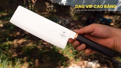 Dao thái thép trắng cao cấp CT10, an toàn, vệ sinh, HÀNG CHUẨN CỦA DAO VIP CAO BẰNG