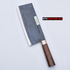 Dao chặt gà đa năng sắc bén - Thép nhíp ô tô - Cán gỗ tự nhiên khâu inox - G05