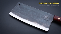 Dao chặt - thái bản 10 - Thép nhíp ô tô - Cán ốp cẩm - CTB10OCD DAO VIP CAO BẰNG