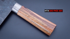 Dao tầu chặt xương - Thép nhíp ô tô - Cán cẩm khâu inox - DCX01