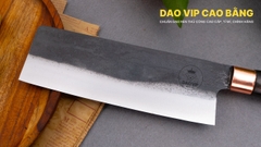 Dao thái thịt thép nhíp xe cán gỗ mun CT10NMDD DAO VIP CAO BẰNG