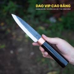 Dao bóc tỏi, gọt hoa quả cán gỗ mun DBTMDD, hàng chuẩn chính hãng CỦA DAO VIP CAO BẰNG