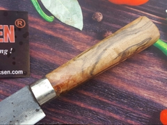 Dao phile sắc bén - Thép nhíp ô tô - Cán cẩm khâu inox - N04