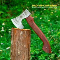 Rìu đi rừng R03 khắc hoa văn - R03C