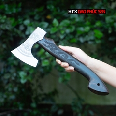 Rìu đi rừng R03 khắc hoa văn - R03M