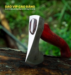 Rìu đi rừng R03 khắc hoa văn - R03H