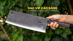Dao chặt xương sắc bén - Cán sắt Thép nhíp ô tô S06 an toàn, vệ sinh, hàng chuẩn CỦA DAO VIP CAO BẰNG