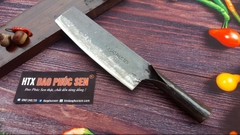 Dao thái sắc bén - Cán sắt thép nhíp ô tô S02, dễ mài lại, HÀNG CHUẨN CỦA DAO VIP - HTX DAO PHÚC SEN