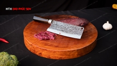 Dao thái lọc sắc bén - Thép nhíp ô tô - Cán mun khâu inox N09ATM sắc bén, bền bỉ, giữ sắc lâu