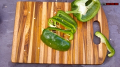 Thớt Gỗ Teak Cao Cấp - Cắt Thái, Trang Trí - 30,5x20,5x1,4cm - CNO01 | HTX DAO PHÚC SEN