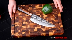 Thớt Gỗ Teak Cao Cấp - Chặt thái, Trang Trí - 35x25x3,8cm - DC04